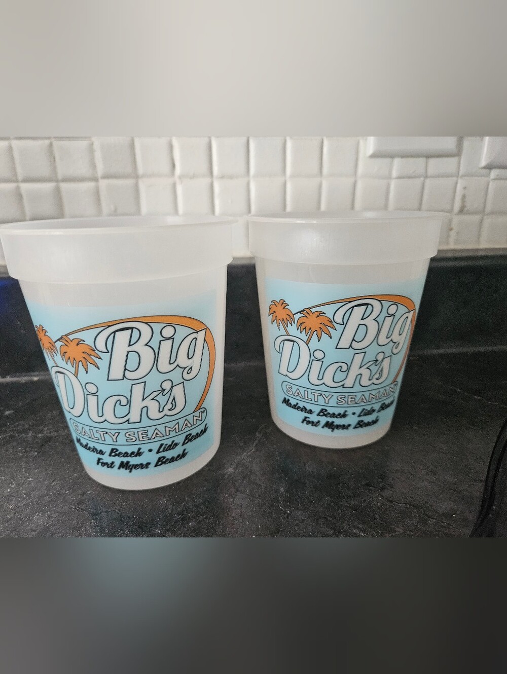 Salty Seaman/Big Dick's Halfway Inn Reusable Cups